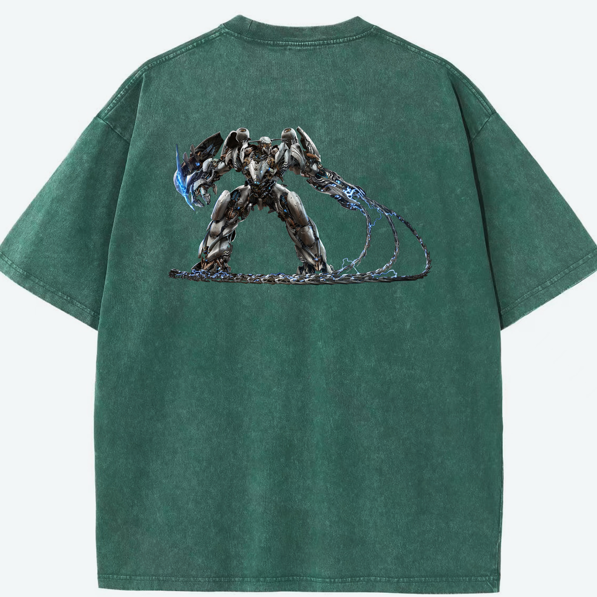 （画像用）  綿100% ヴィンテージ風 半袖Tシャツ（背面プリント）